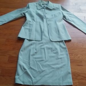 2 piece knee length dress suit